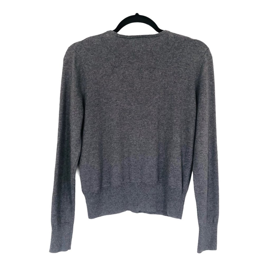 Anthropologie Pearl Embellished Gray Cardigan Sz S - Picture 11 of 12